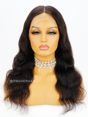 Special Offer-16 Inch Knotless Scalp Silk Base 360 Lace Wig Body Wave [CBW12]