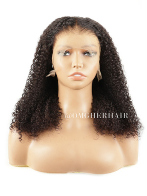 14 Inches Tight Curl 13x6 HD Lace Wig New Clean Hairline [CS129]