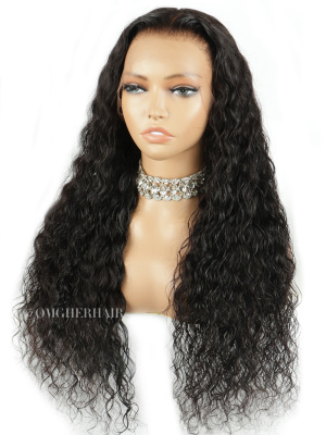 NEW Fitted Glueless 360 HD Lace Wigs Loose Curly Pre-Plucked Hairline & Invisible Band [HLW08]