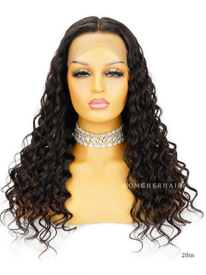Curl Virgin Brazilian Hair Lace Front Wigs 100% Human Hair [BLW05]
