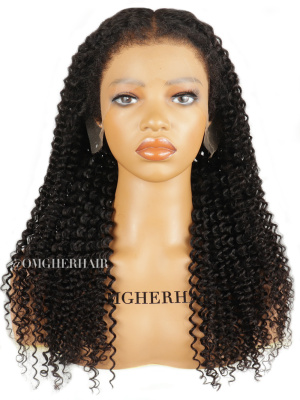 Water Curly Glueless 6'' HD Lace Wig With Kinky Curly Edges [GLW12]