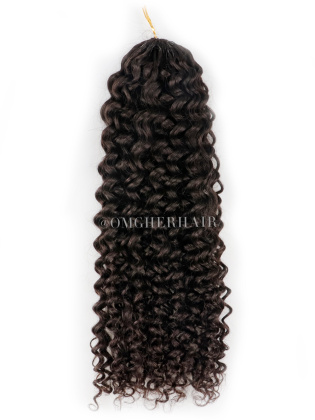 2 Packs 20in Deep Curly Pre-Separated Crochet Hair Extensions [CS327]