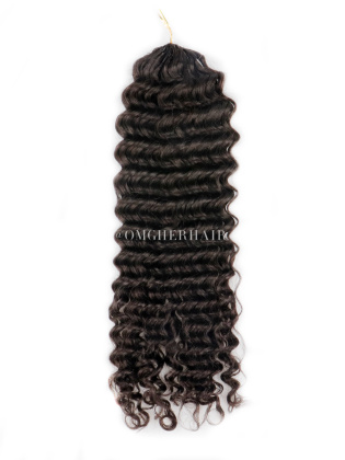 2 Packs 20in Deep Wave Pre-Separated Crochet Hair Extensions [CS326]