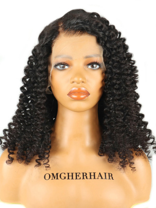 Bouncy Curl Fitted Glueless 6'' Curly HD Lace Frontal Wig [GLW06]
