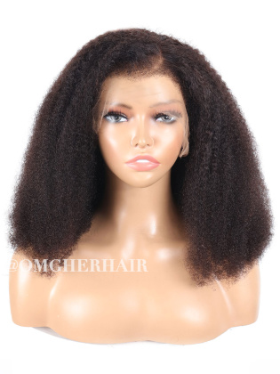 20 In 180 Density Invisible Drawstring Water Curly Fitted Glueless 360 HD Lace Wigs  [CS318]