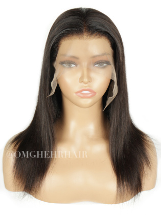 Large Size Silky Straight 6‘’ Swiss Lace Frontal Wig [CS288]