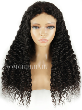24in 250% Density Big Volume Burmese Curly 5x5" Closure Glueless HD Lace Wig [CS298]