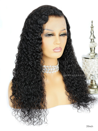 150%/180% Pre-Plucked Sexy Curly 360 Frontal Wig Indian Hair [CBW33]