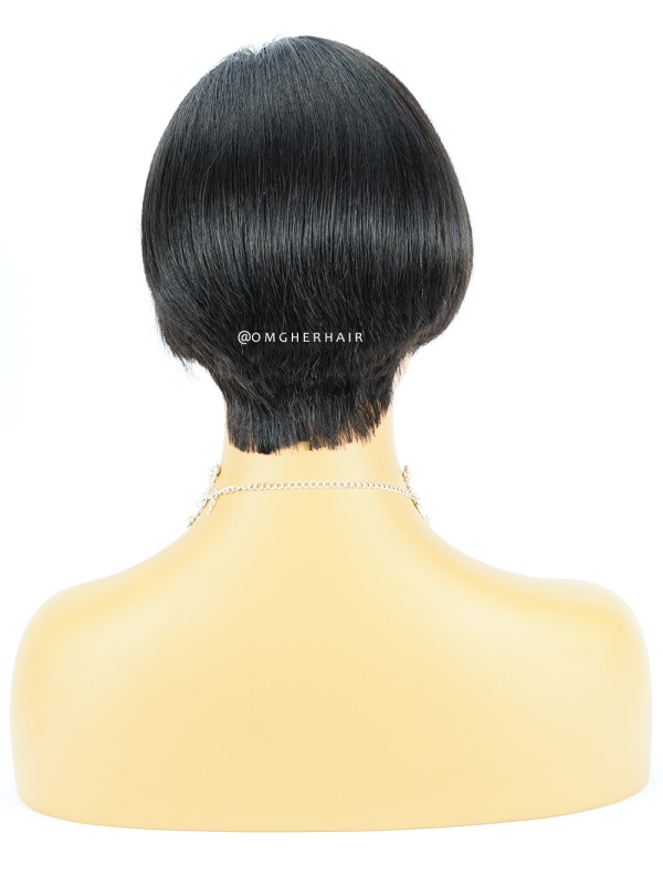 Short Pixie Cut Bob Lace Wig Pre-Plucked Hairline & Pre